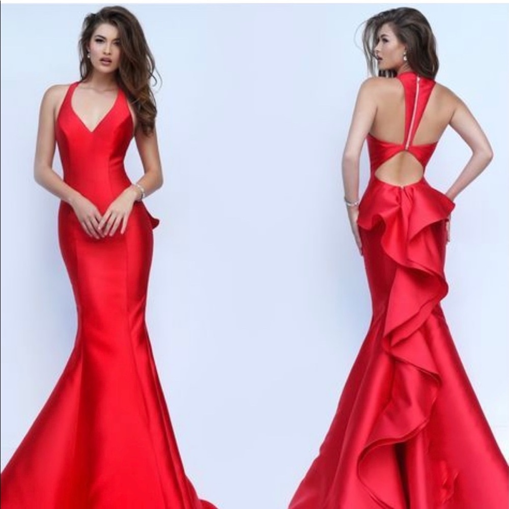 Sherry Hill Red Gown